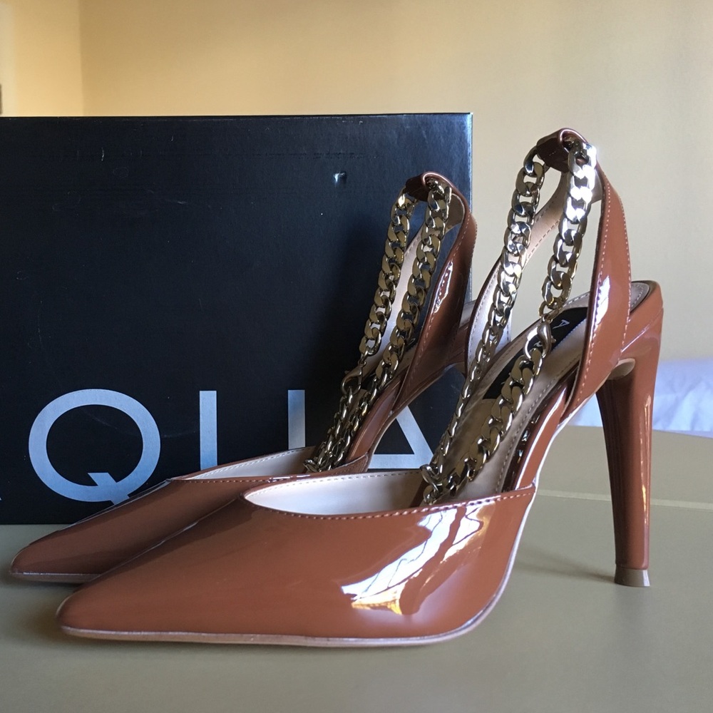 Aqua Women's Alive Ankle Strap High Heel Sandals